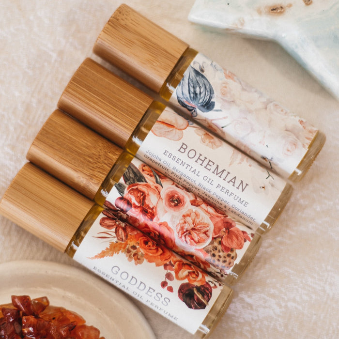 Body and Gifting  |  Essential Oil Perfumes and Crystal Gifts