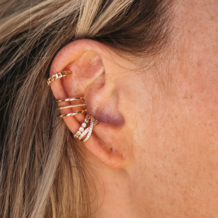 Ear Cuffs & Statements  |  Crystal & Gemstone Earrings