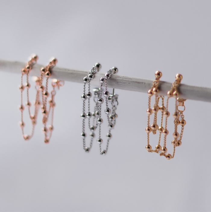 Ear Cuffs & Statements  |  Crystal & Gemstone Earrings