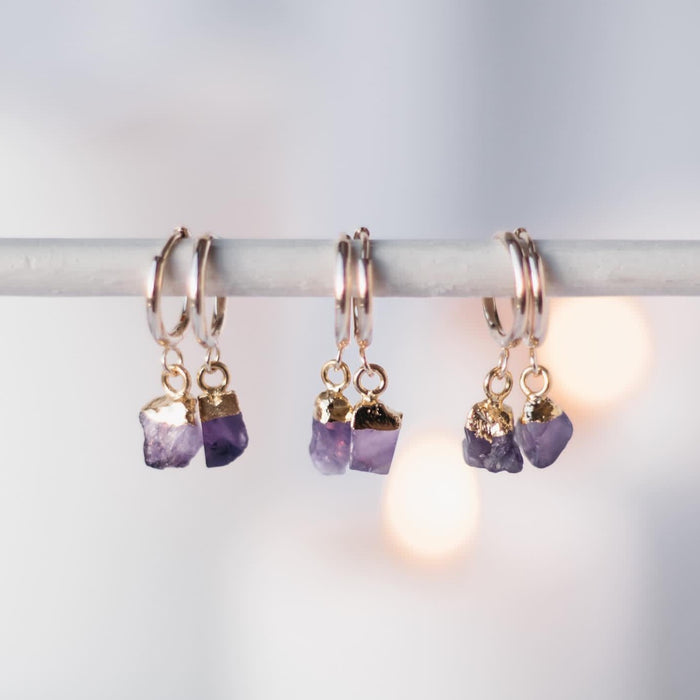 Amethyst Jewellery  |  Crystal & Gemstone Earrings