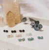 Amazonite Crystal Stud Earrings   |   Crystal Earrings Australia